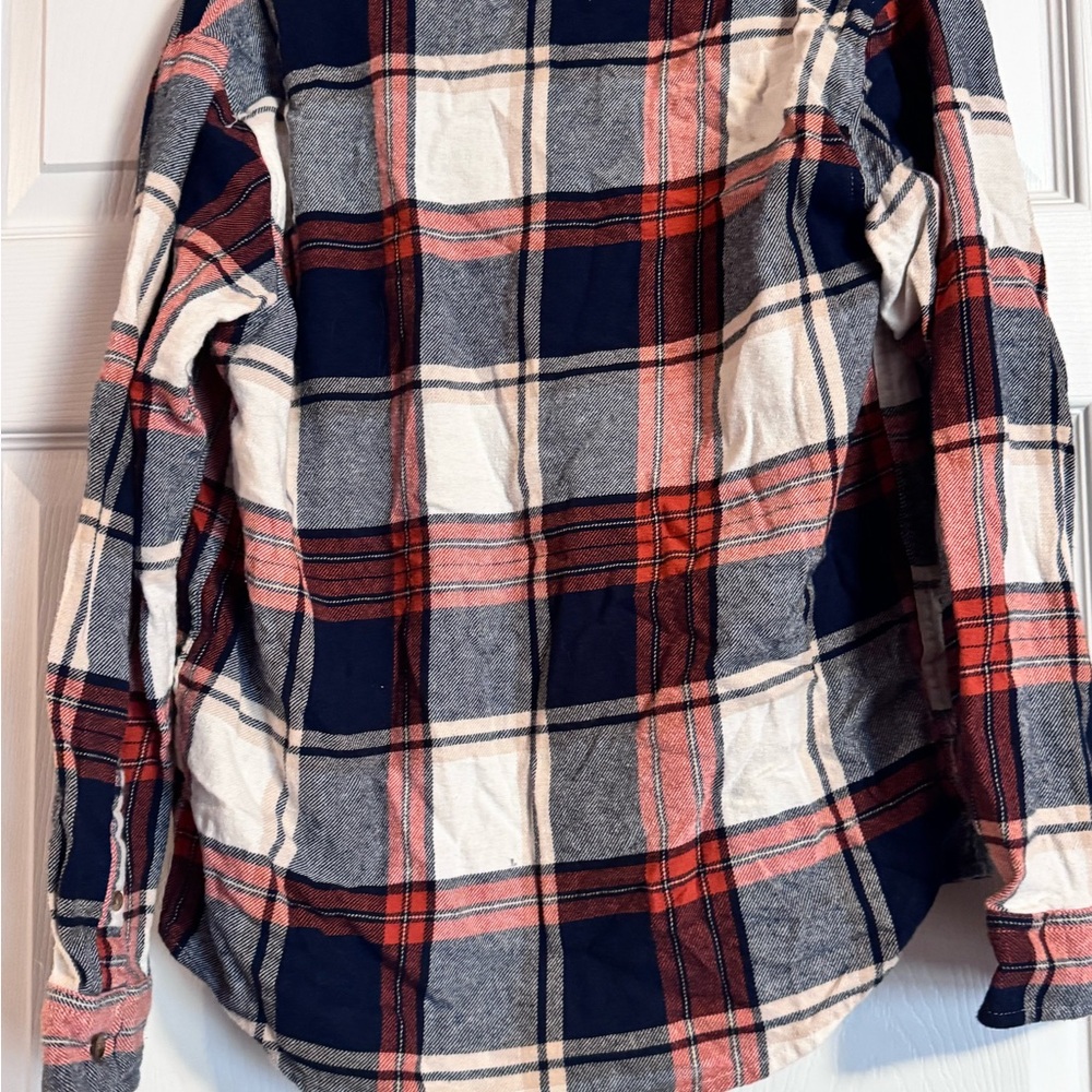 Boys 14-16 Old Navy Multicolor Plaid Shirt - Picture 3 of 3